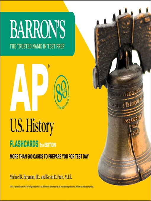 Title details for AP U.S. History Flashcards by Michael R. Bergman - Available